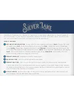 Preview for 2 page of Duncan SILVER LAKE User Manual