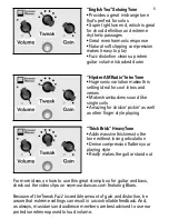 Предварительный просмотр 5 страницы Duncan Tweak Fuzz User Manual