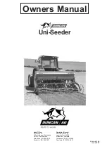 Preview for 1 page of Duncan Uni-Seeder Owner'S Manual