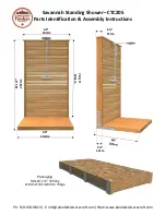 Preview for 2 page of Dundalk LeisureCraft Canadian Timber Savahhah CTC205 Parts Identification & Assembly Instructions