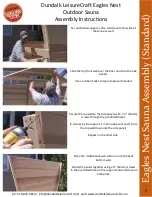 Preview for 8 page of Dundalk LeisureCraft Eagles Nest Assembly Instructions Manual