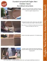 Preview for 10 page of Dundalk LeisureCraft Eagles Nest Assembly Instructions Manual