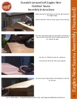 Preview for 13 page of Dundalk LeisureCraft Eagles Nest Assembly Instructions Manual