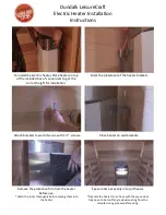 Preview for 17 page of Dundalk LeisureCraft Indoor Cabin Sauna Assembly Instructions Manual