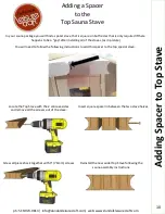 Preview for 10 page of Dundalk LeisureCraft Panoramic Barrel Sauna Assembly Instructions Manual