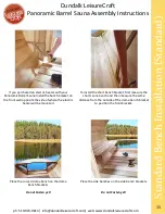 Preview for 15 page of Dundalk LeisureCraft Panoramic Barrel Sauna Assembly Instructions Manual