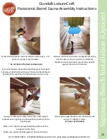 Preview for 20 page of Dundalk LeisureCraft Panoramic Barrel Sauna Assembly Instructions Manual