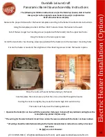 Preview for 30 page of Dundalk LeisureCraft Panoramic Barrel Sauna Assembly Instructions Manual