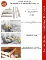 Preview for 31 page of Dundalk LeisureCraft Panoramic Barrel Sauna Assembly Instructions Manual