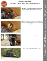 Preview for 36 page of Dundalk LeisureCraft Panoramic Barrel Sauna Assembly Instructions Manual