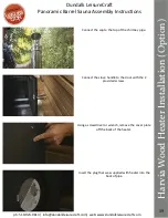 Preview for 38 page of Dundalk LeisureCraft Panoramic Barrel Sauna Assembly Instructions Manual