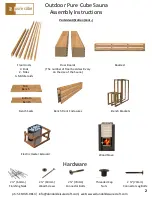 Preview for 3 page of Dundalk LeisureCraft Pure Cube CU550 Assembly Instructions Manual