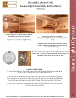 Preview for 31 page of Dundalk LeisureCraft Pure Cube CU550 Assembly Instructions Manual