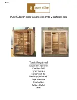 Dundalk LeisureCraft Pure Cube PU550 Assembly Instructions Manual preview