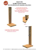 Предварительный просмотр 4 страницы Dundalk LeisureCraft Sunlight 510S Parts Identification & Assembly Instructions