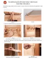 Preview for 6 page of Dundalk LeisureCraft Western Red Cedar Indoor Cabin Sauna Assembly Instructions Manual