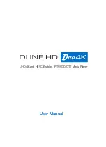 Dune HD Duo 4K User Manual предпросмотр