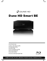 Dune HD Smart BE Quick Start Manual предпросмотр