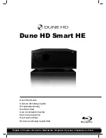 Предварительный просмотр 1 страницы Dune HD Smart HE Quick Start Manual