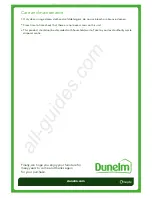 Preview for 16 page of Dunelm 30151830 Manual