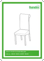 Предварительный просмотр 1 страницы Dunelm 30502595 Manual