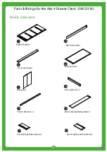 Preview for 4 page of Dunelm Aria 4 Drawer Chest Manual