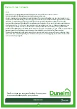 Preview for 18 page of Dunelm Aria 4 Drawer Chest Manual