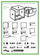 Предварительный просмотр 2 страницы Dunelm Boston 30151768 Assembly Instructions Manual