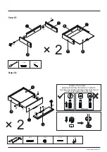 Предварительный просмотр 14 страницы Dunelm Carson Extra Wide TV Unit Instructions Manual