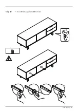 Предварительный просмотр 16 страницы Dunelm Carson Extra Wide TV Unit Instructions Manual