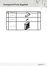 Предварительный просмотр 3 страницы Dunelm Churchgate Top Unit Glass Door Assembly Instructions Manual