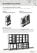 Предварительный просмотр 6 страницы Dunelm Churchgate Top Unit Glass Door Assembly Instructions Manual