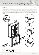 Предварительный просмотр 8 страницы Dunelm Churchgate Top Unit Glass Door Assembly Instructions Manual