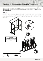 Предварительный просмотр 11 страницы Dunelm Churchgate Top Unit Glass Door Assembly Instructions Manual