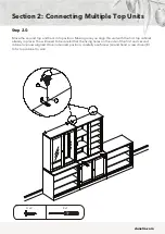 Предварительный просмотр 15 страницы Dunelm Churchgate Top Unit Glass Door Assembly Instructions Manual