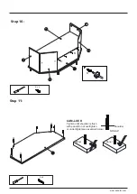 Предварительный просмотр 11 страницы Dunelm Fulton Corner TV Unit Instructions Manual