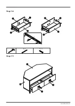 Предварительный просмотр 14 страницы Dunelm Fulton Corner TV Unit Instructions Manual