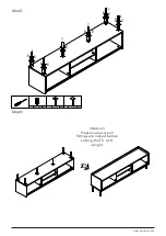 Preview for 8 page of Dunelm Georgi Extra Wide TV Unit Instructions Manual