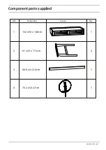 Предварительный просмотр 3 страницы Dunelm Indi Dressing Table Assembly Instructions Manual