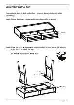 Предварительный просмотр 6 страницы Dunelm Indi Dressing Table Assembly Instructions Manual