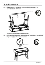 Предварительный просмотр 7 страницы Dunelm Indi Dressing Table Assembly Instructions Manual