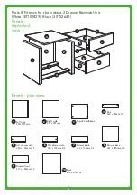 Предварительный просмотр 2 страницы Dunelm INDIANA 30151829 Assembly Instructions Manual