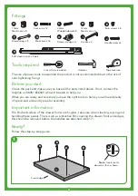 Предварительный просмотр 3 страницы Dunelm INDIANA 30151829 Assembly Instructions Manual