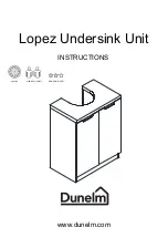 Предварительный просмотр 1 страницы Dunelm Lopez Instructions Manual