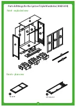 Preview for 3 page of Dunelm Lynton Triple Wardrobe Manual