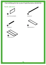 Preview for 6 page of Dunelm Lynton Triple Wardrobe Manual