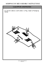 Предварительный просмотр 6 страницы Dunelm MEMPHIS DAY BED Assembly Instructions Manual