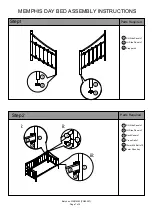 Предварительный просмотр 7 страницы Dunelm MEMPHIS DAY BED Assembly Instructions Manual