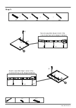 Предварительный просмотр 6 страницы Dunelm Oliver Wide TV Unit Instructions Manual