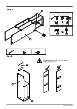 Предварительный просмотр 10 страницы Dunelm Oliver Wide TV Unit Instructions Manual